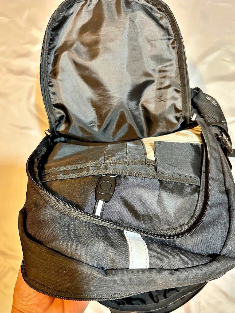 Black Laptop Backpack - Picture 7 of 10